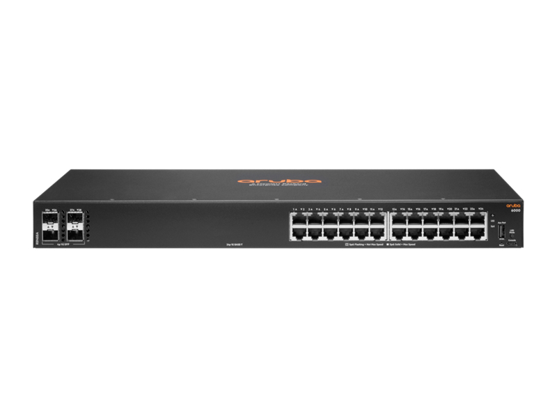 Bild von HPE Aruba Networking CX6000 28-Port Switch (R8N88A) [24x Gigabit LAN, 4x SFP]