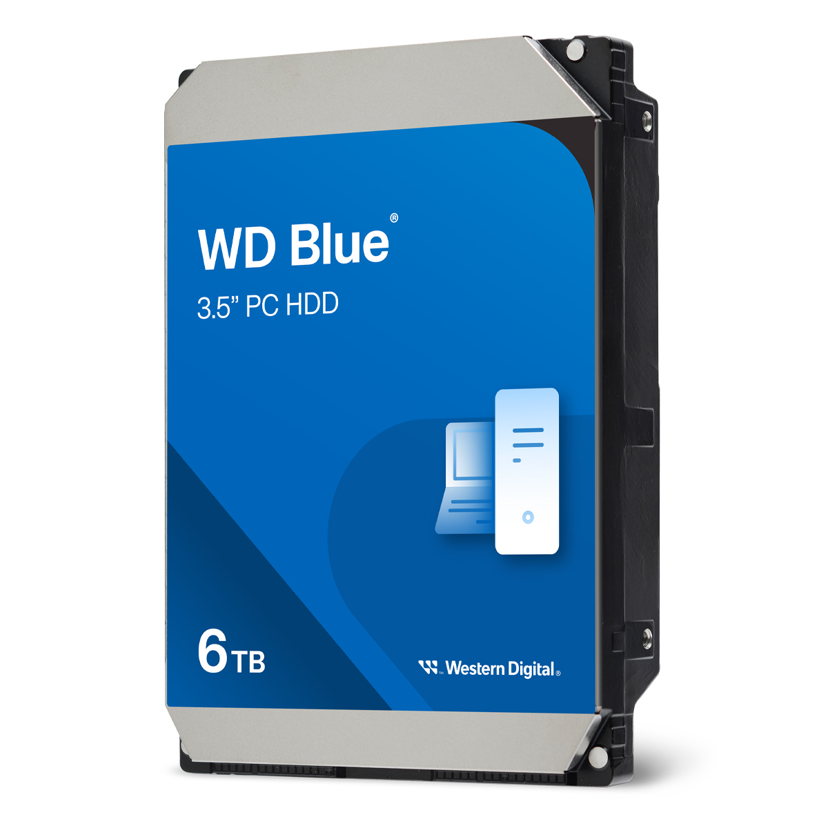 Bild von Western Digital WD Blue Desktop 6TB 3.5 Zoll SATA Interne PC Festplatte (CMR)