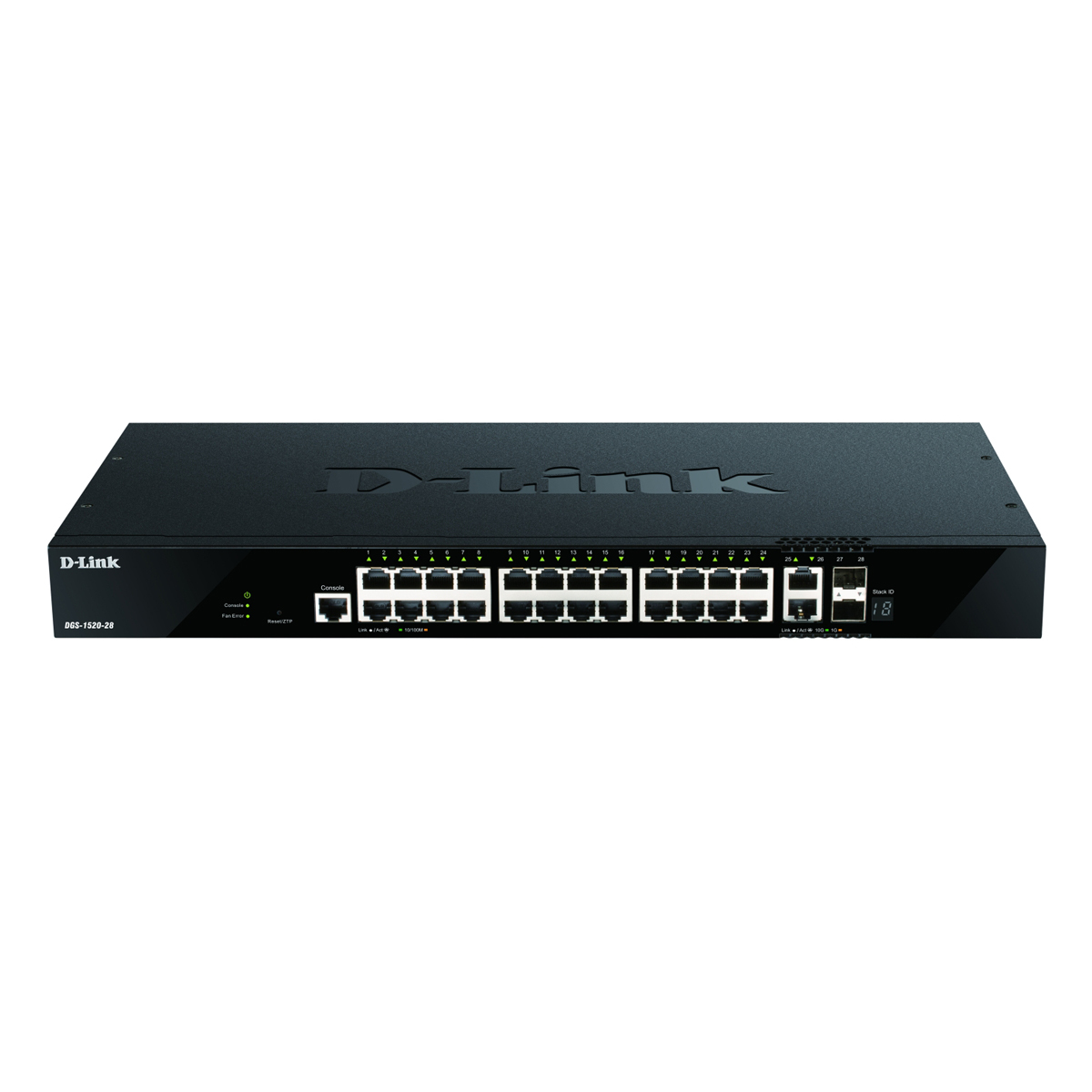 Bild von D-Link DGS-1520-28 Smart Managed Switch [24x Gigabit und 2x 10 Gbit/s Ethernet, 2x 10 Gbit/s SFP+]