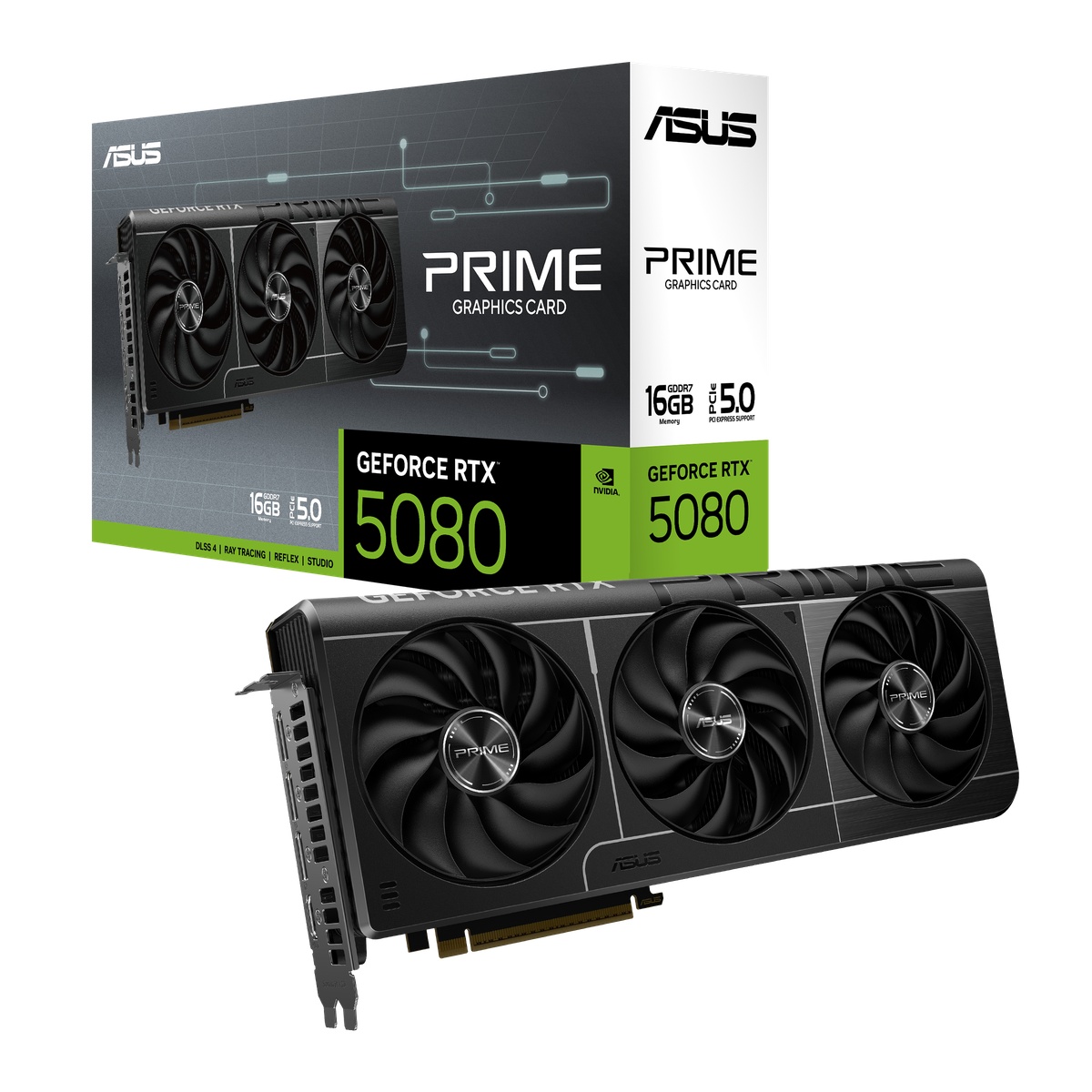 Bild von ASUS Prime GeForce RTX 5080 - 16GB GDDR7, HDMI, 3x DP