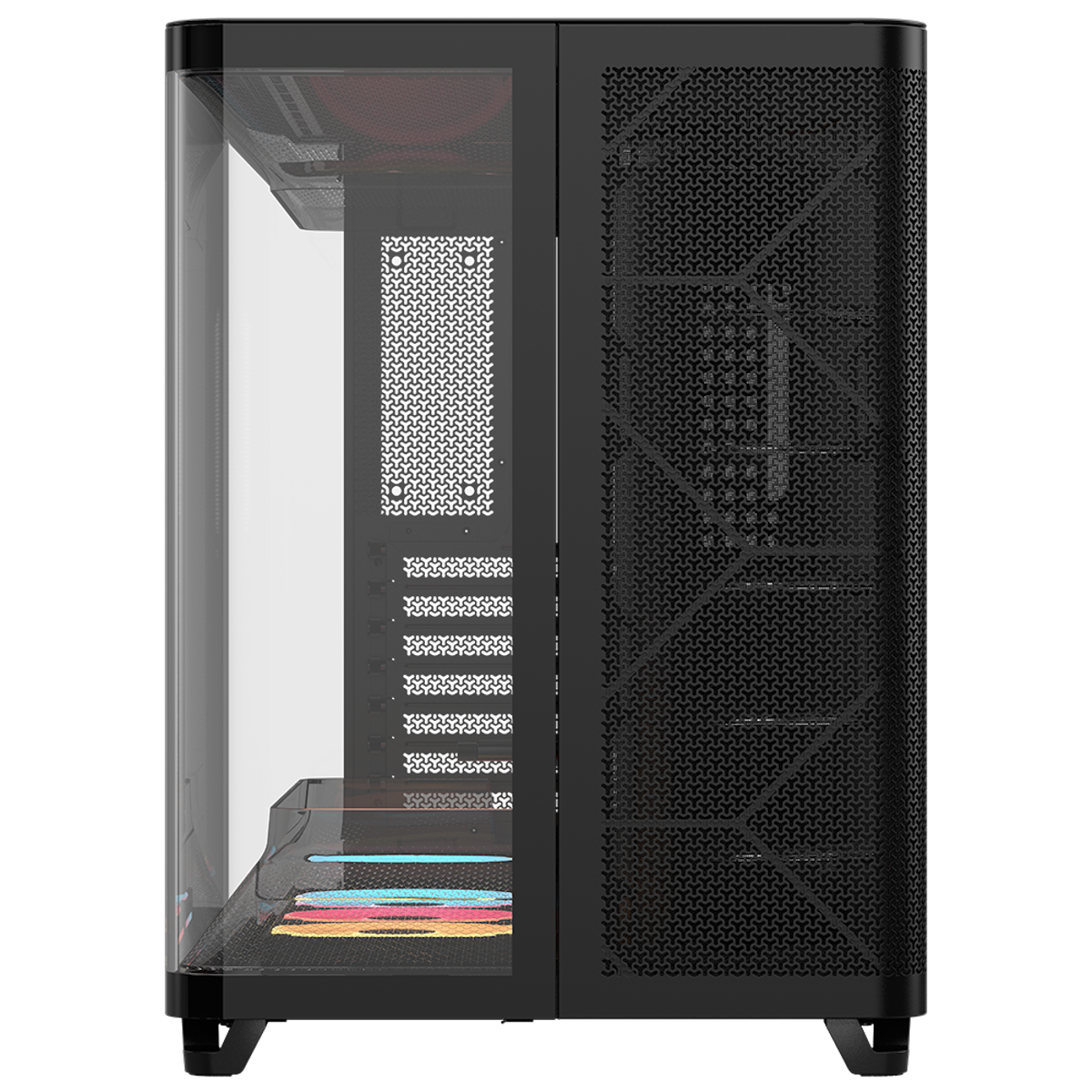 Bild von CORSAIR AIR 5400 LX-R RGB iCUE LINK schwarz | PC-Gehäuse