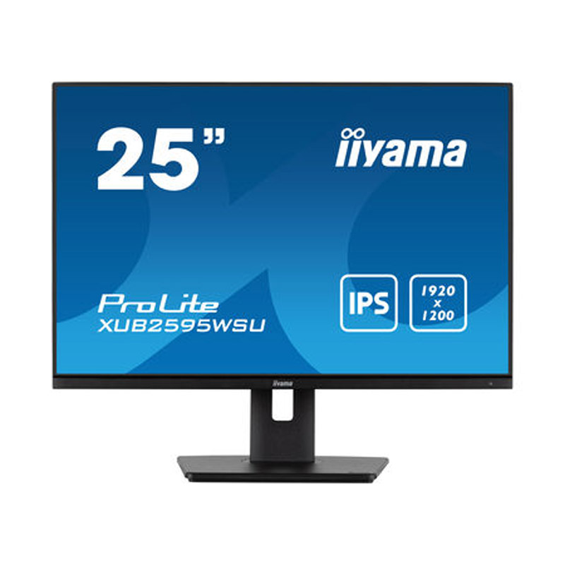 Bild von Iiyama ProLite XUB2595WSU-B5 25" WUXGA IPS, VGA, HDMI, DisplayPort, USB-Hub