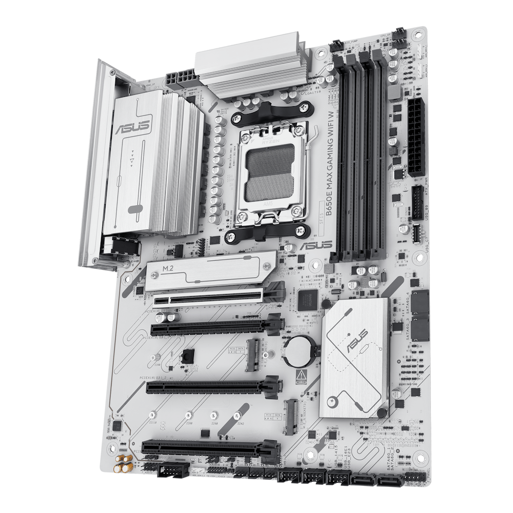 Bild von ASUS B850M MAX GAMING WIFI W Mainboard Sockel AM5