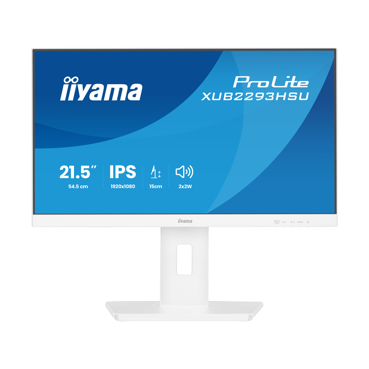 Bild von Iiyama ProLite XUB2293HSU-W7 21.5" Full HD IPS, 100Hz, HDMI, DisplayPort, USB-Hub