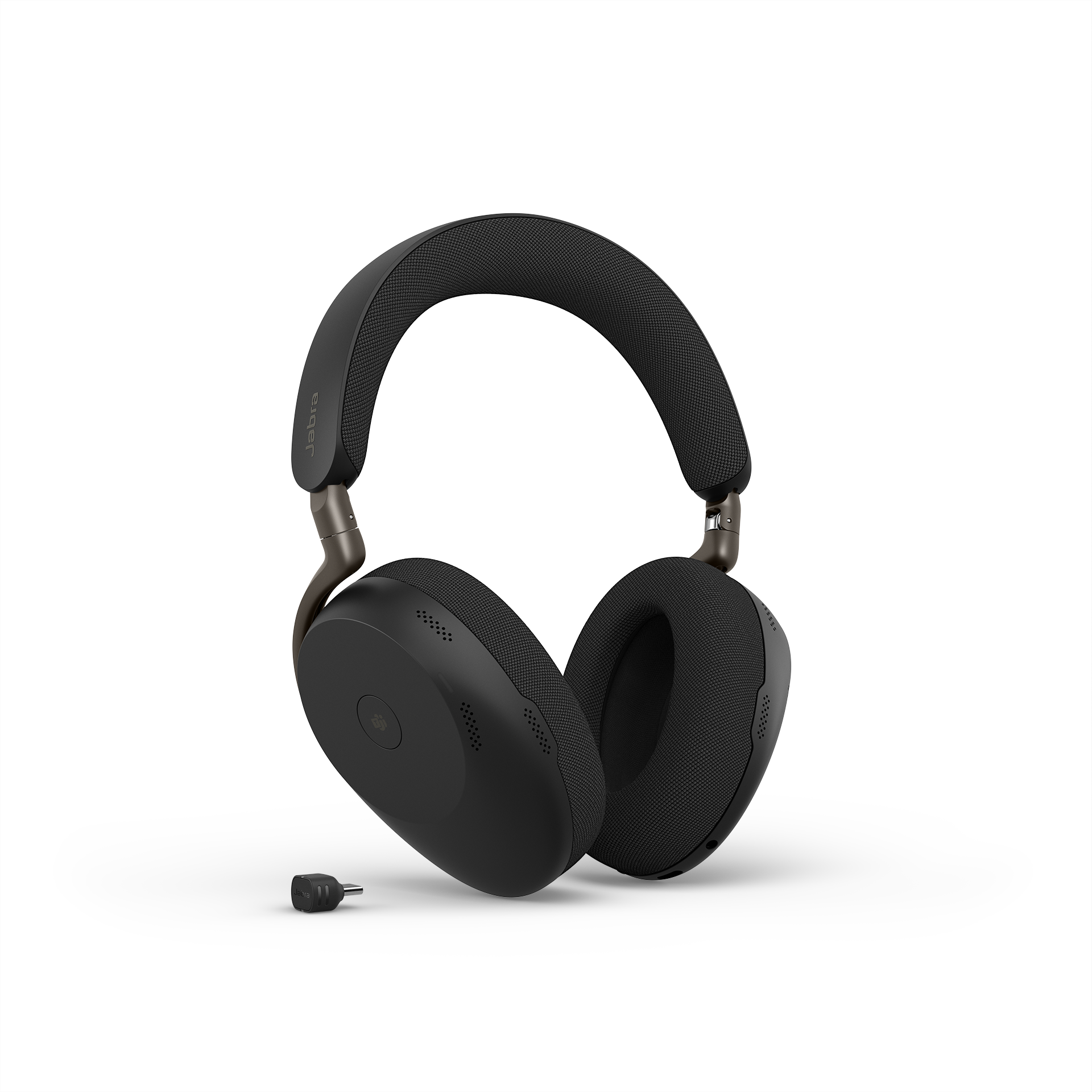 Bild von Jabra Evolve3 85 UC Bluetooth Stereo Headset, Kabellos Aktive Geräuschunterdrückung, 6 Mikrofone, UC kompatibel, Inkl. USB-C Bluetooth Adapter und Wir