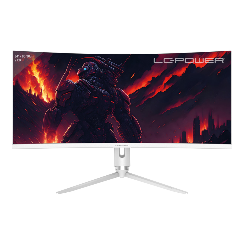 Bild von LC-Power LC-M34-Q-C-PRO 34 Zoll - Curved Gaming Monitor VA, UWQHD, 265 Hz, 1ms, KVM Switch, RJ45