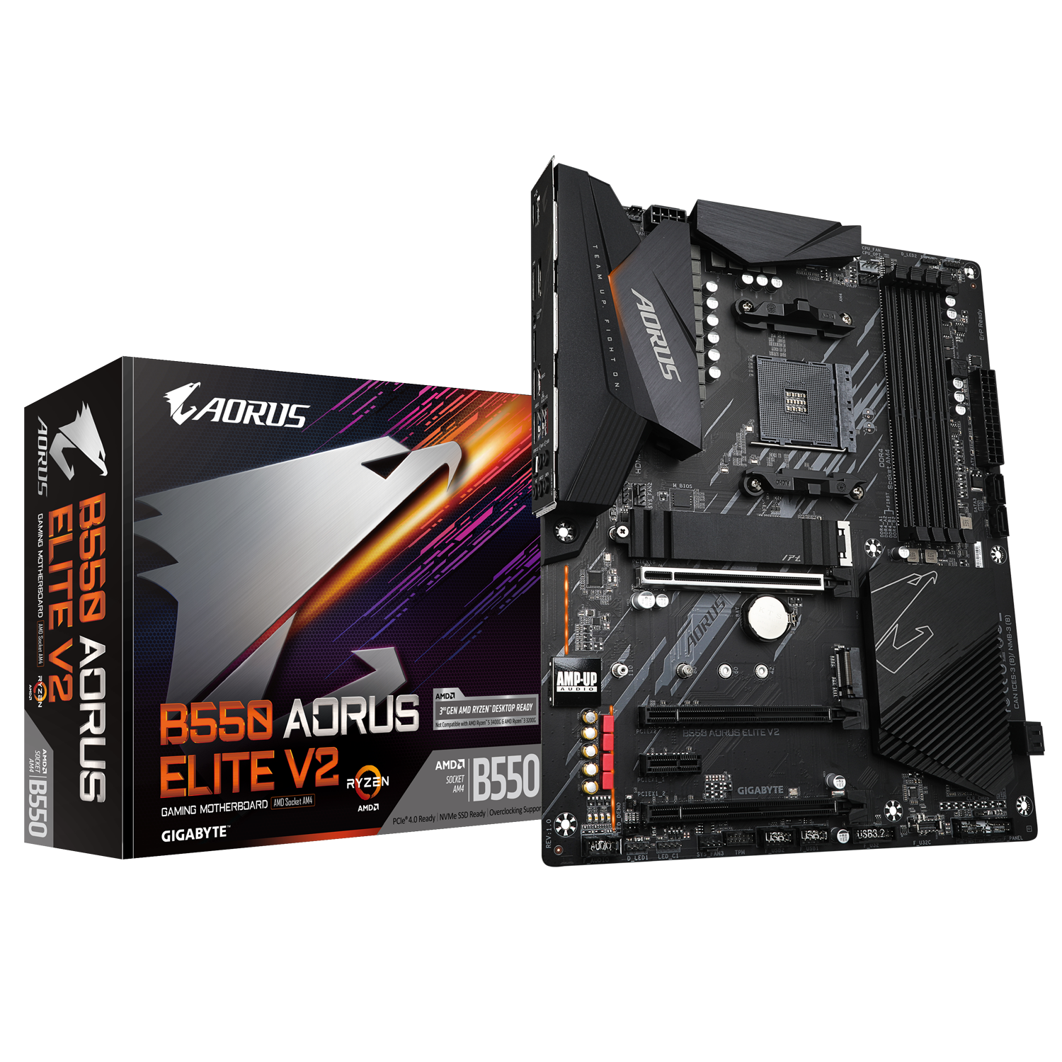 Bild von Gigabyte B550 AORUS ELITE V2 Mainboard Sockel AM4 B-Ware