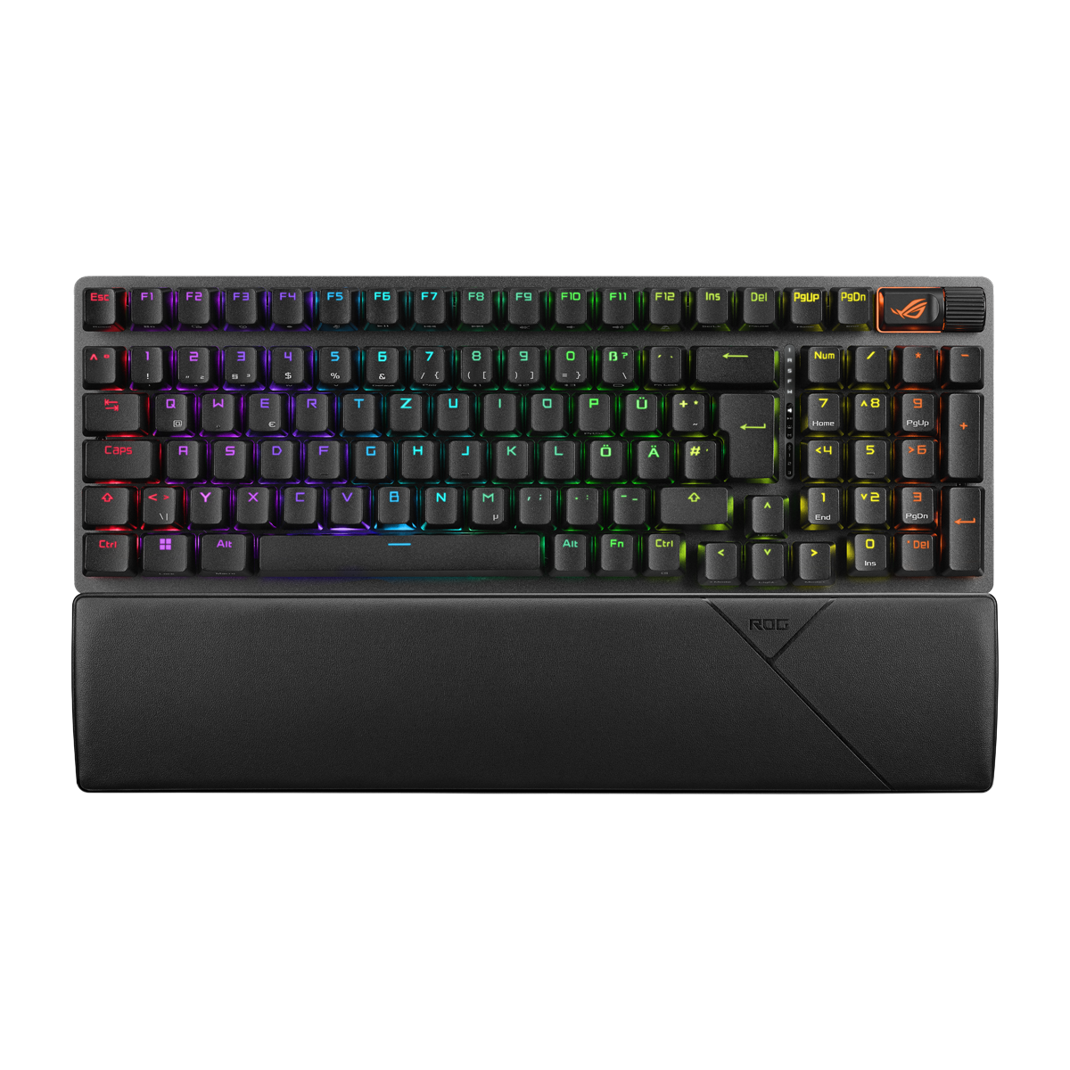 Bild von ASUS ROG Strix Scope II 96 Wireless mechanische Gaming Tastatur mit ROG NX-Switches und Handballenauflage