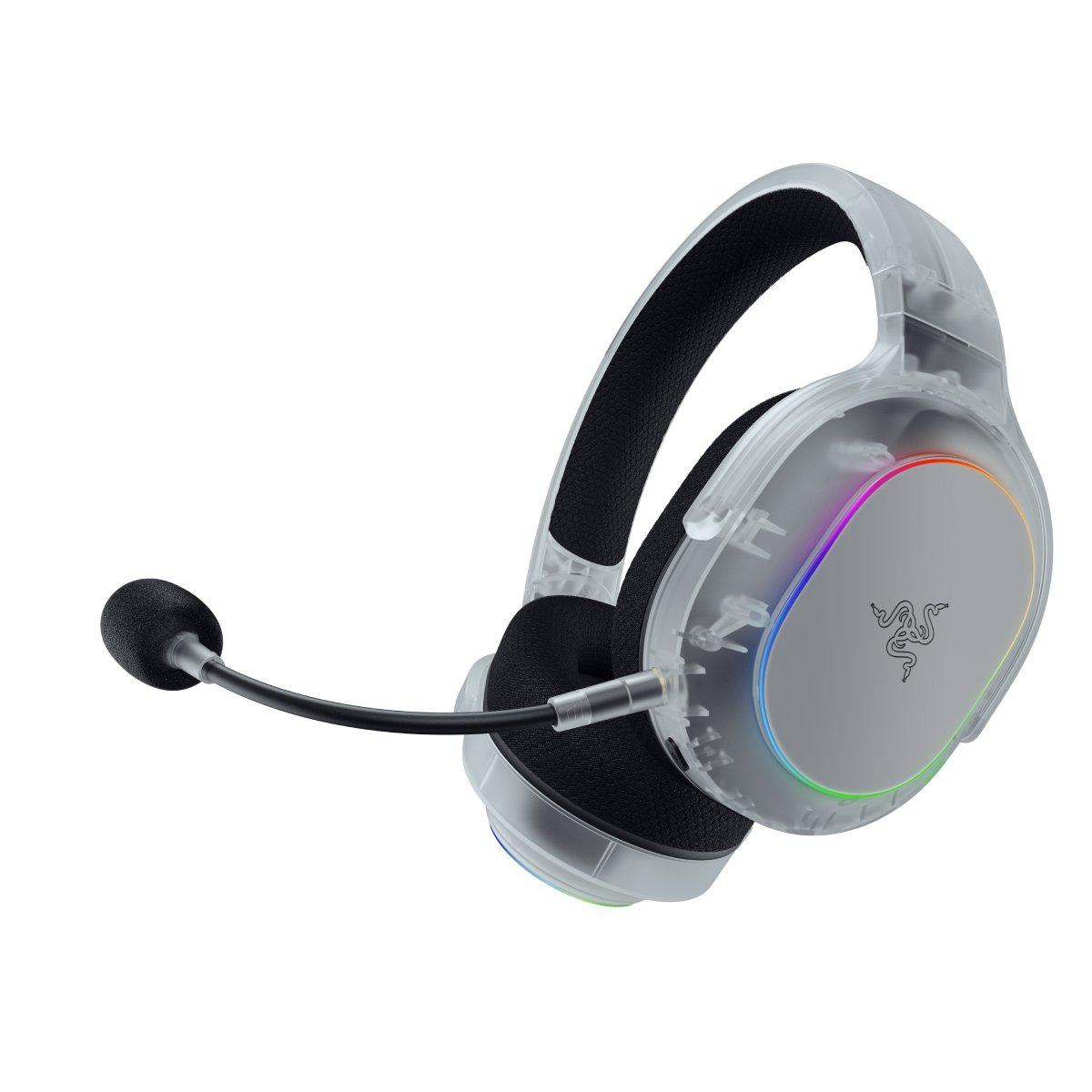 Bild von Razer Barracuda X Chroma Phantom White Edition kabelloses Multiplattform-Gaming-Headset mit 6 Zonen Chroma RGB, SmartSwitch Dual Wireless, 40 mm Treib
