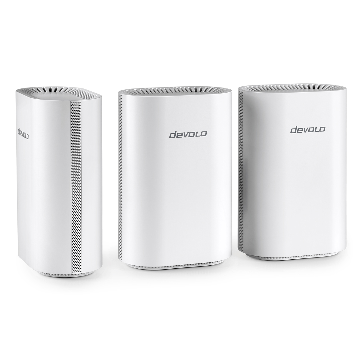 Bild von devolo WiFi 7 BE6500 Mesh System 3er Pack BE6500 Dualband, 1x 2.5G WAN/LAN und 3x 1G LAN (pro Einheit)