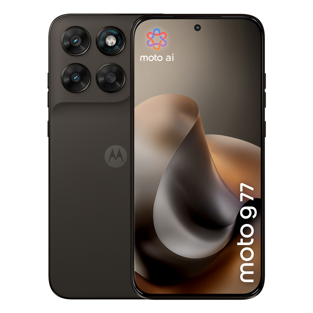 Bild von Motorola Moto G77 256GB Black Olive 17,22 cm (6,78") AMOLED Display, Android 16, 108MP Dual-Kamera