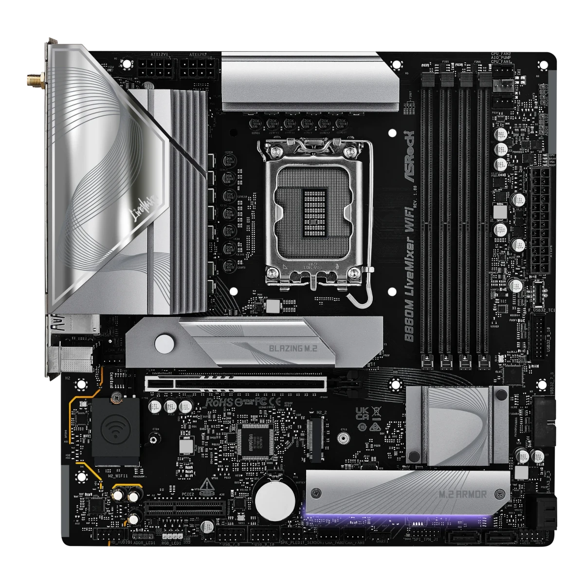 Bild von ASRock B860M LiveMixer WiFi Mainboard