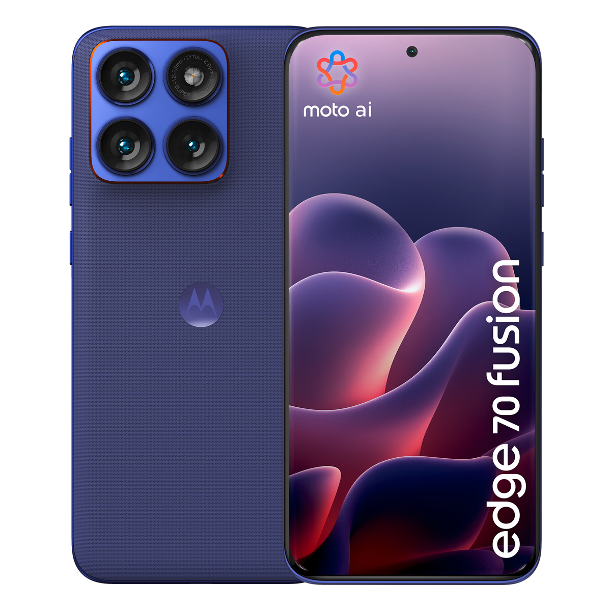 Bild von Motorola Edge 70 Fusion 256GB Orient Blue 17,22cm (6,78") OLED Display, Android 16, 50MP Dual-Kamera
