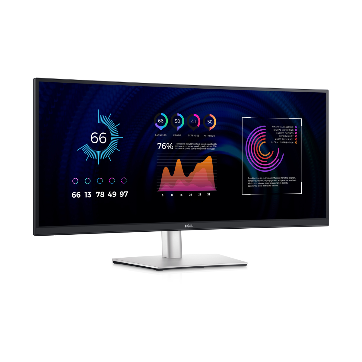 Bild von DELL P3424WE Office Monitor