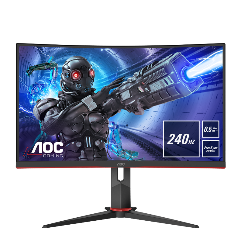 Bild von AOC C27G2ZE Gaming Monitor - Curved, 240 Hz, FreeSync Premium