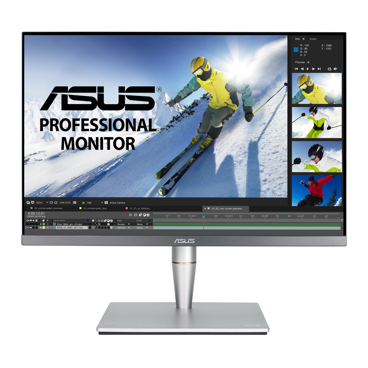 Bild von ASUS ProArt PA24AC Monitor - IPS, Höhenverstellung, USB-C