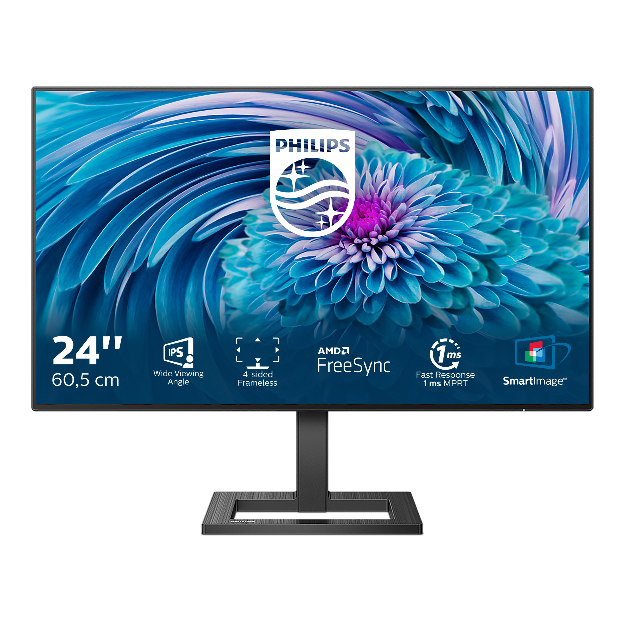 Bild von Philips 242E2FA Full HD Monitor - IPS-Panel, AMD FreeSync