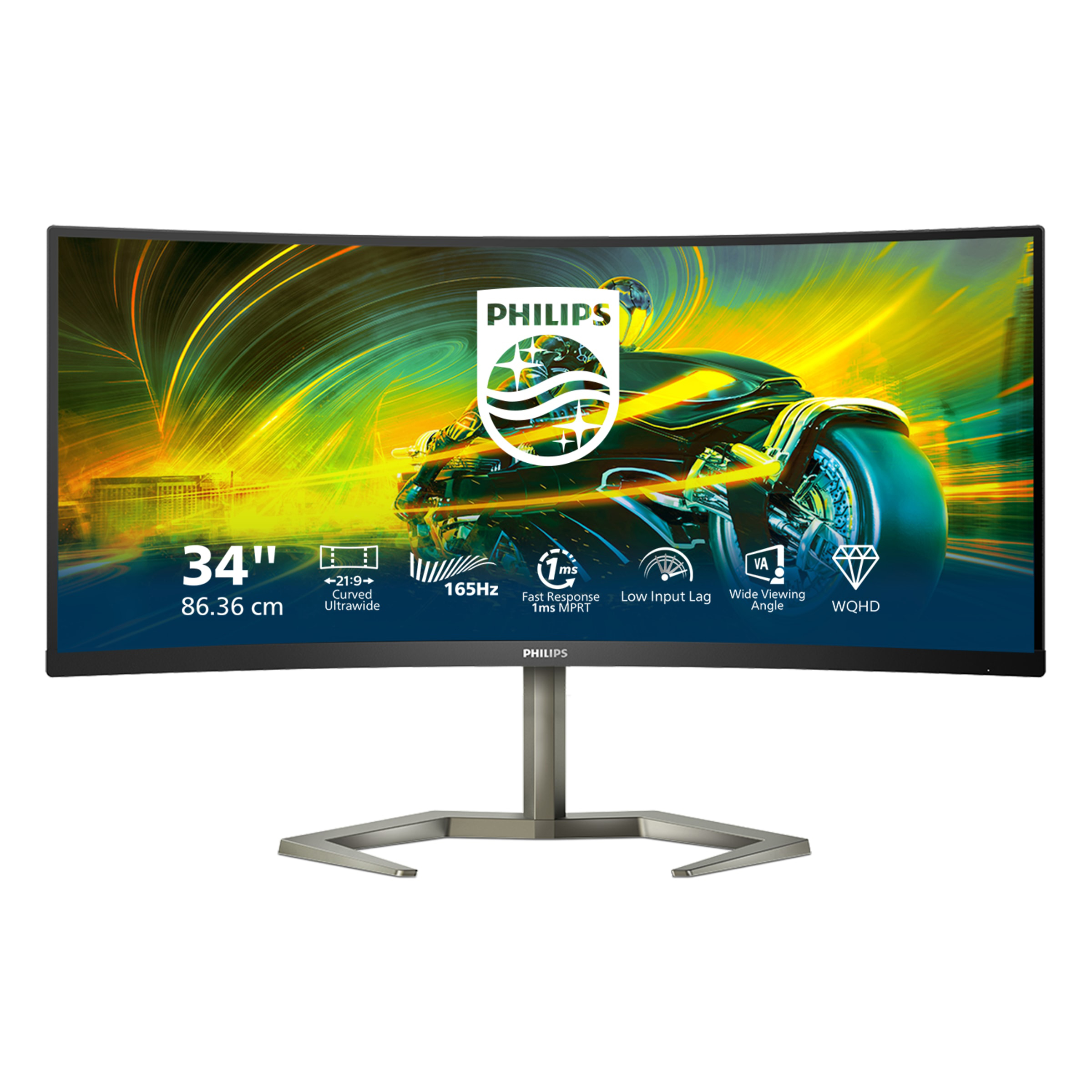 Bild von Philips 34M1C5500VA Gaming Monitor - FreeSync Premium, 165 Hz