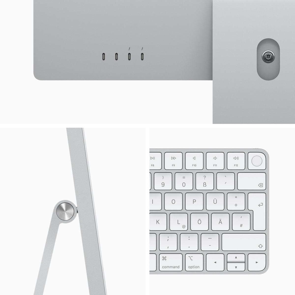 Bild von APPLE iMac M,Apple M1 Chip,16 GB,1000 GB,Deutsch,Silber