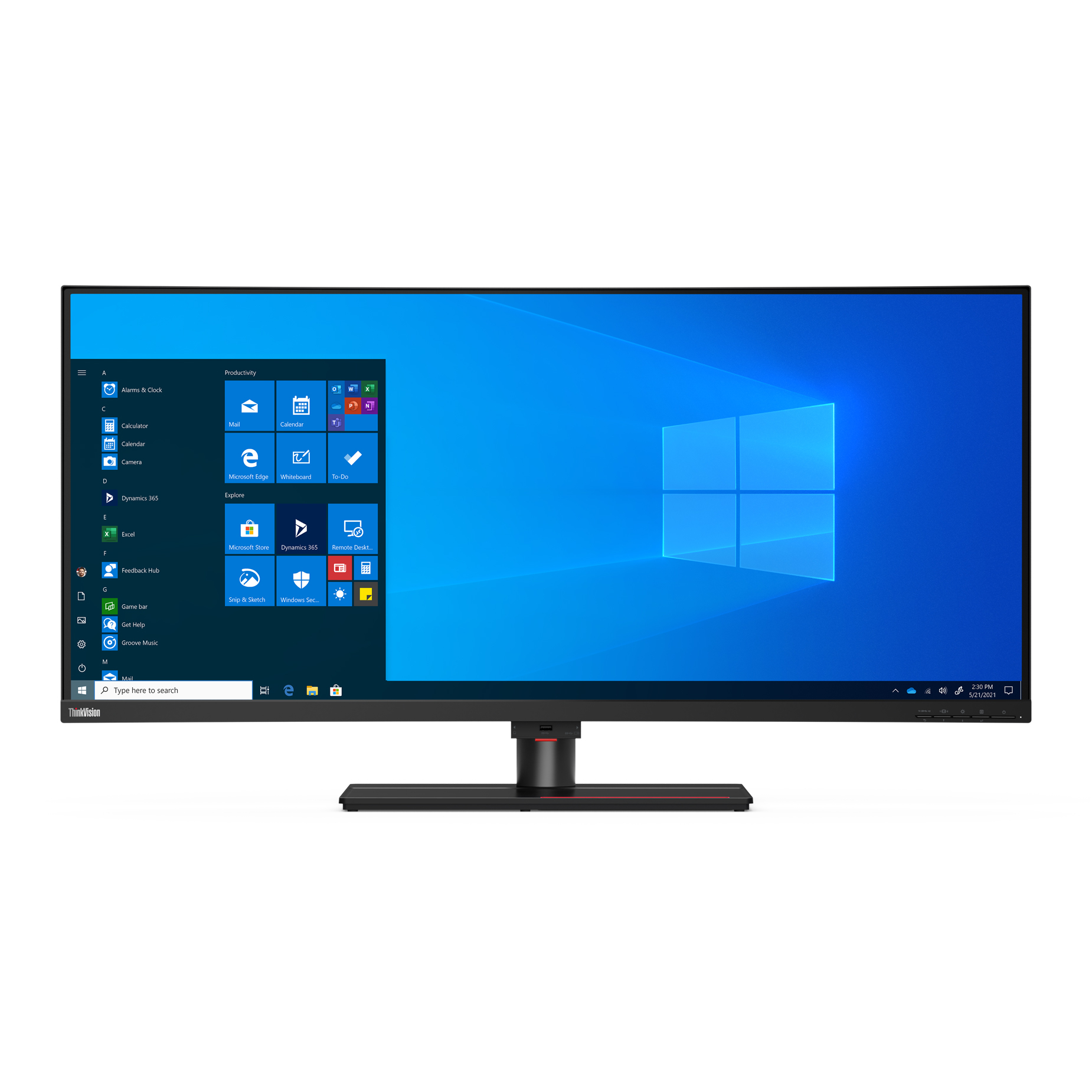 Bild von Lenovo ThinkVision P40w-20 Business Monitor - Curved, IPS, 5K