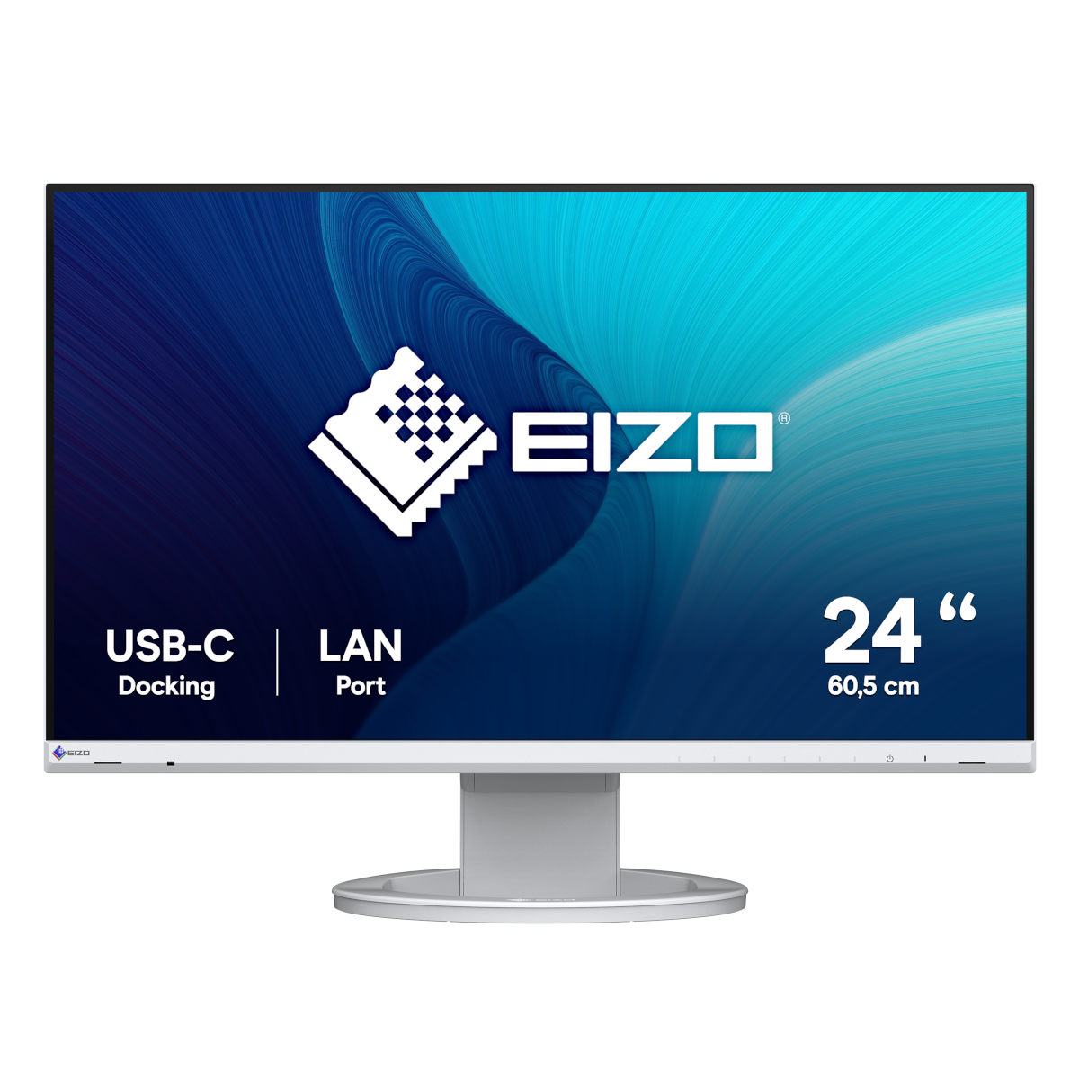 Bild von Eizo FlexScan EV2490-WT Office Monitor - IPS, USB-C, 5 ms, HDMI