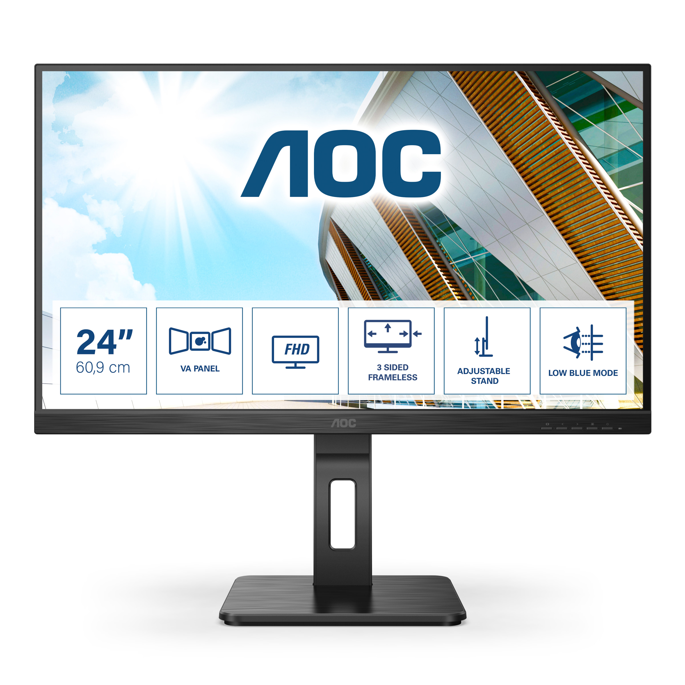 Bild von AOC 24P2QM Office Monitor - IPS, Höhenverstellung