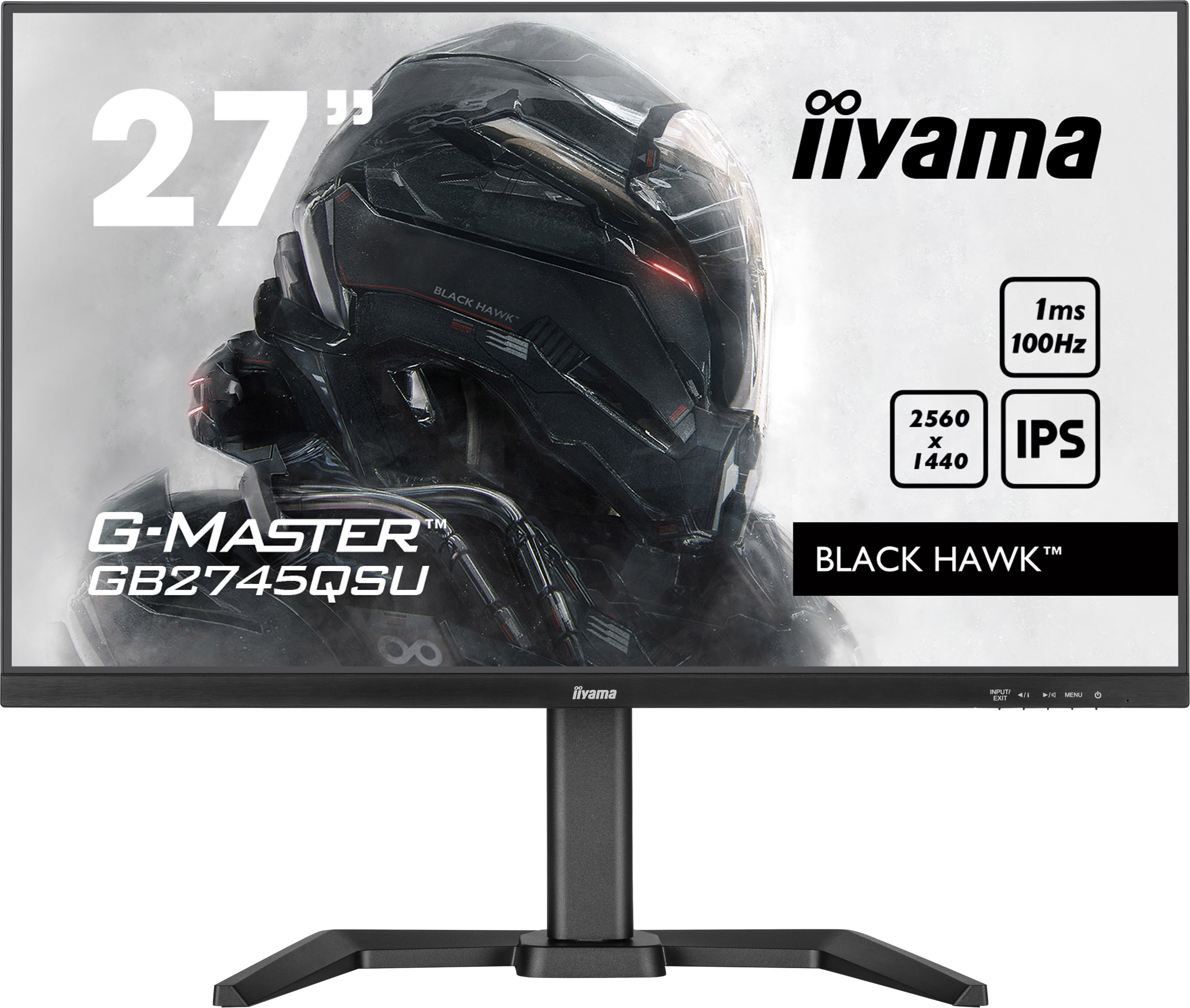 Bild von Iiyama G-MASTER GB2745QSU-B1 Gaming Monitor - QHD, 100Hz