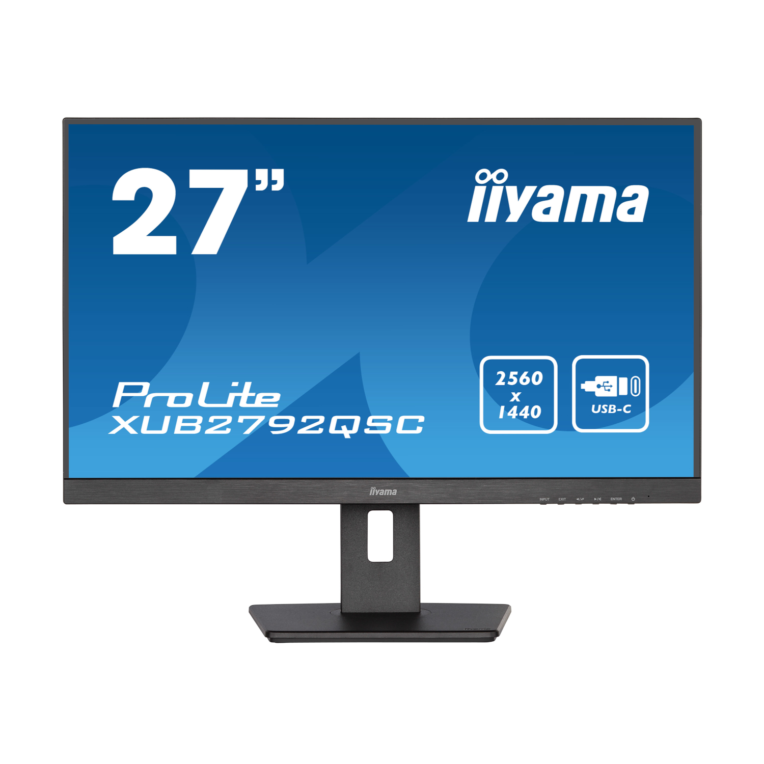 Bild von Iiyama ProLite XUB2792QSC-B5 Office Monitor - IPS, QHD, USB-C