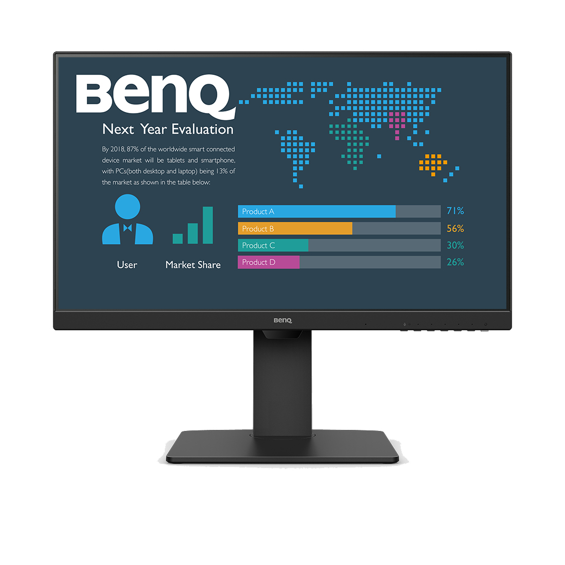 Bild von BenQ BL2486TC Monitor 60,5 cm (23,8 Zoll)