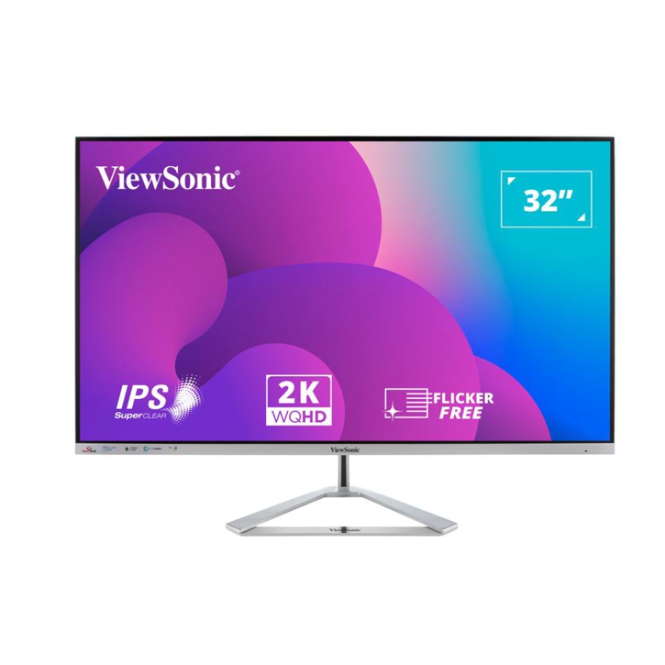 Bild von ViewSonic VX3276-2K-MHD-2 Entertainment Monitor - IPS, QHD, 75Hz