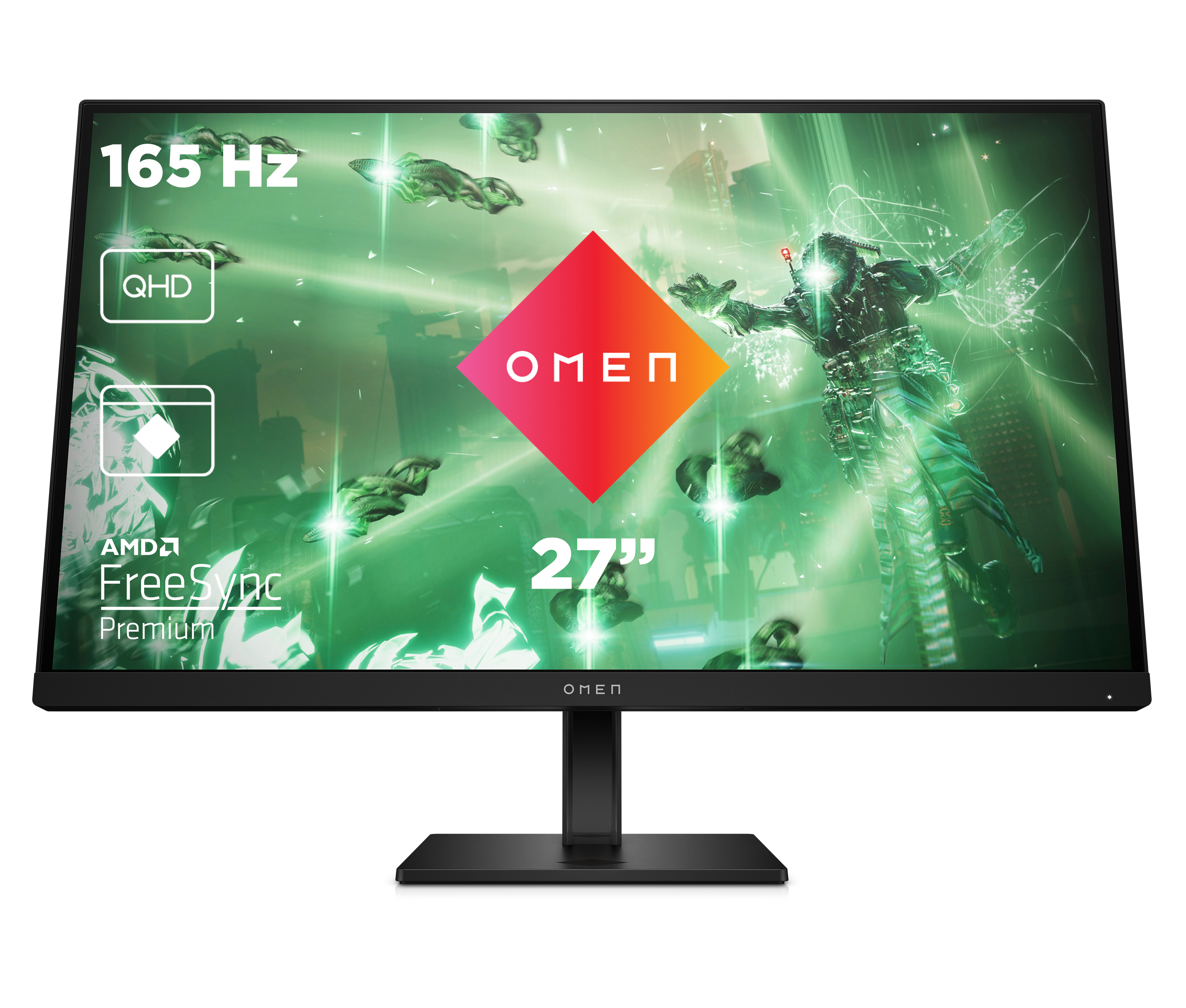 Bild von HP Omen 27q Gaming Monitor - IPS, QHD, 165Hz, Höhenverstellung