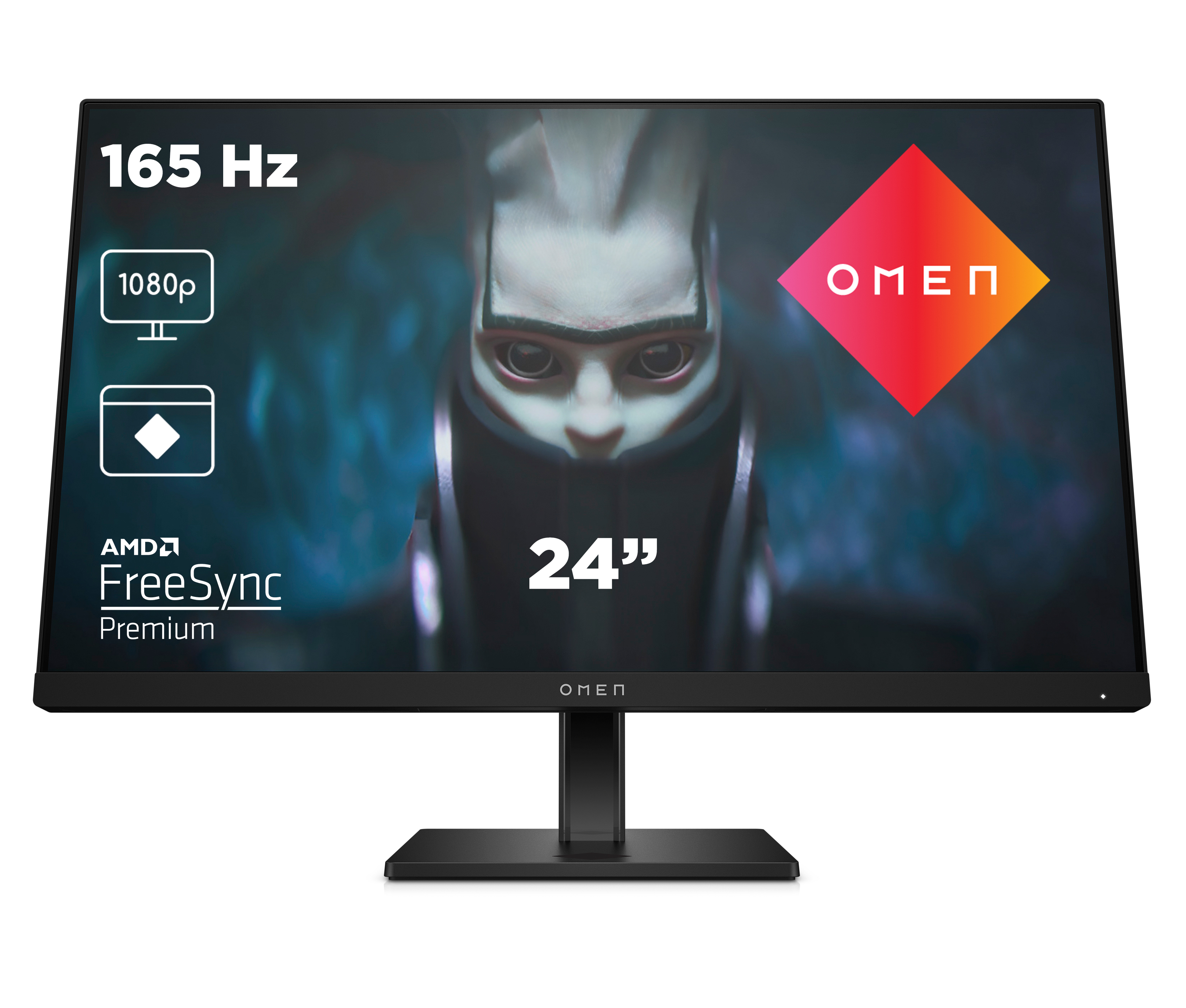 Bild von HP Omen 24 Gaming Monitor - IPS, FHD, 165Hz, Höhenverstellung