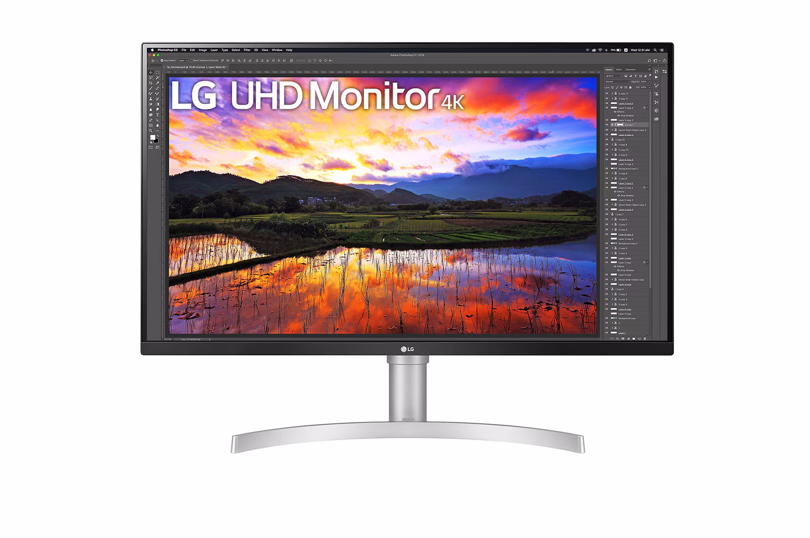 Bild von LG 32UN650K-W Monitor - 4K UHDIPS Panel, Höhenverstellbar