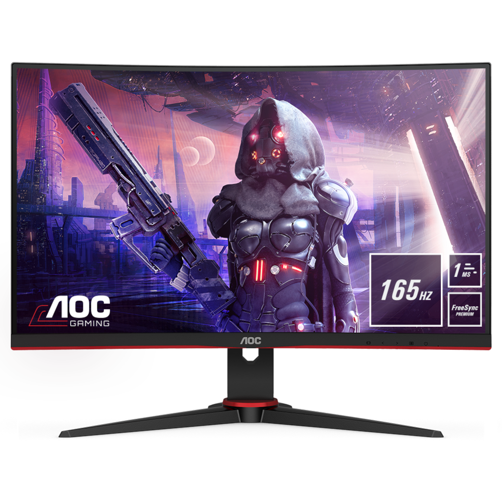 Bild von AOC C24G2AE/BK Gaming Monitor - 165 Hz, FreeSync Premium