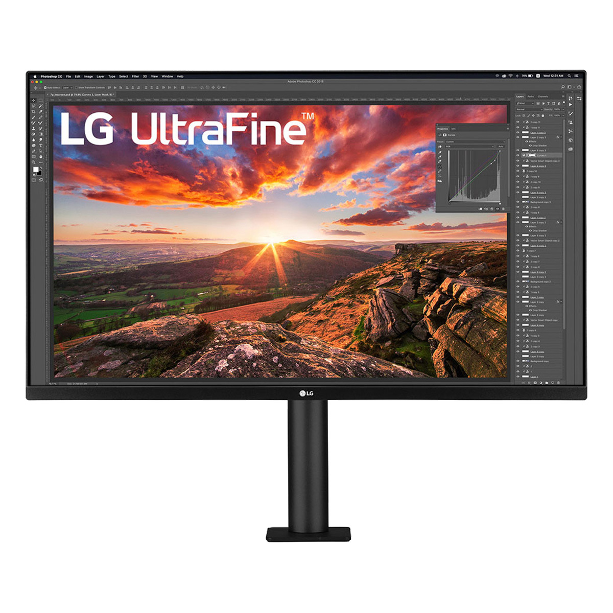 Bild von LG 32UN880P-B Ergo Monitor - IPS, UHD, Pivot, Höhenverstellung