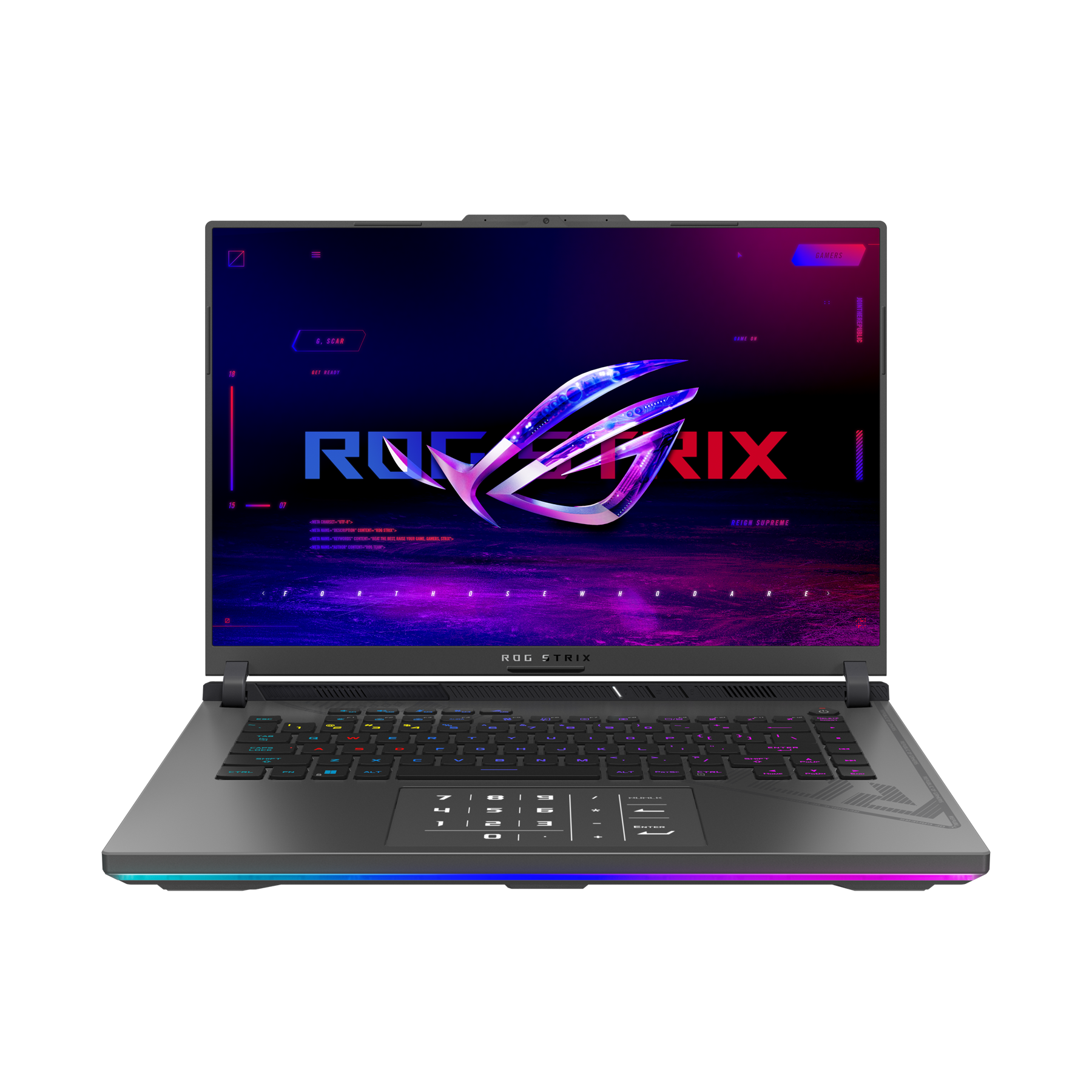 Bild von ASUS ROG Strix 16 G614JIR-N4002W - 16" WQXGA IPS 240Hz IPS, 240Hz, Intel Core i9-14900HX , 32GB RAM, 1000GB SSD, GeForce RTX 4070, Windows 11 Home