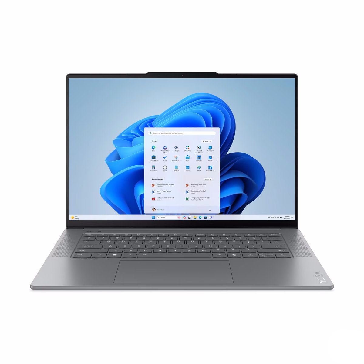 Bild von Lenovo Yoga 7 Slim 83HM006AGE - 15.3" 2.8K OLED, Intel® Core™ Ultra 7 258V, 32 GB RAM, 1 TB SSD, Windows 11 Home