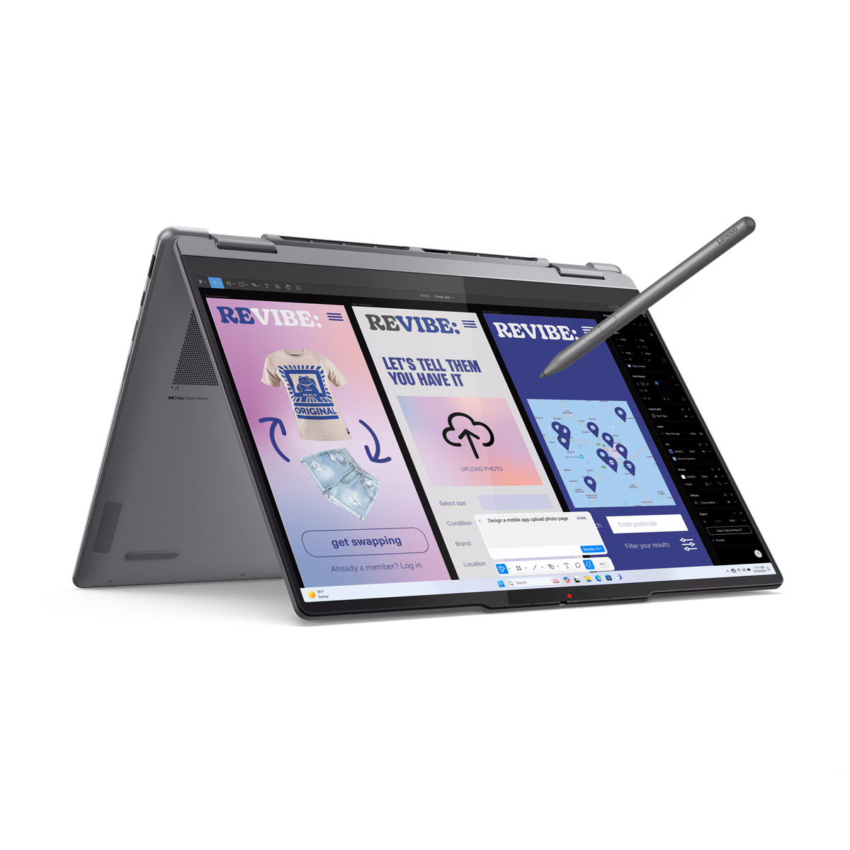 Bild von Lenovo Yoga 7 2-in-1 83JQ0033GE - 14" 2.8K OLED , Intel® Core™ Ultra 7 256V, 16GB RAM, 1TB SSD, Windows 11