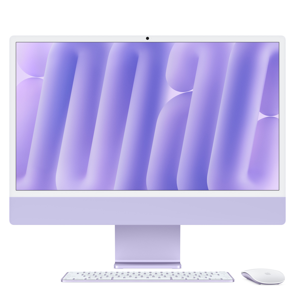 Bild von Apple iMac Violett CZ1ET-01000010 - 61cm(24‘‘) M4 10-Core CPU, 10-Core GPU, 24GB RAM, 256GB SSD, Standardglas, Magic Keyboard TID und NUM