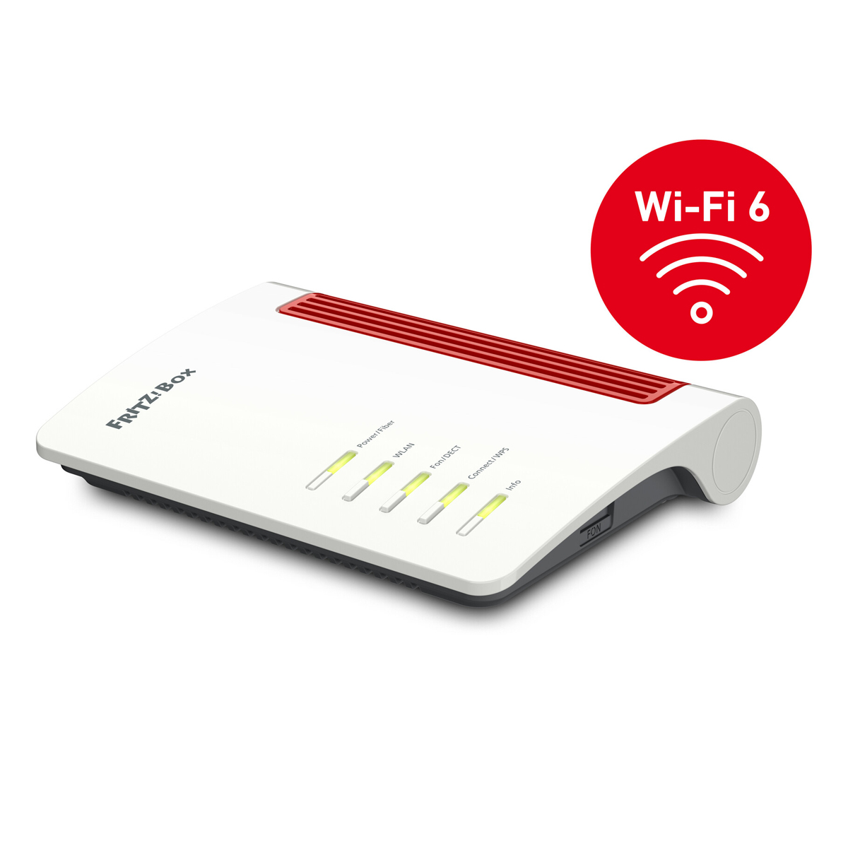 Bild von FRITZ!Box 5530 Fiber WiFi 6 (WLAN AX) Router, Dualband, max. 3.000 Mbit/s, Glasfaser-Anschluss