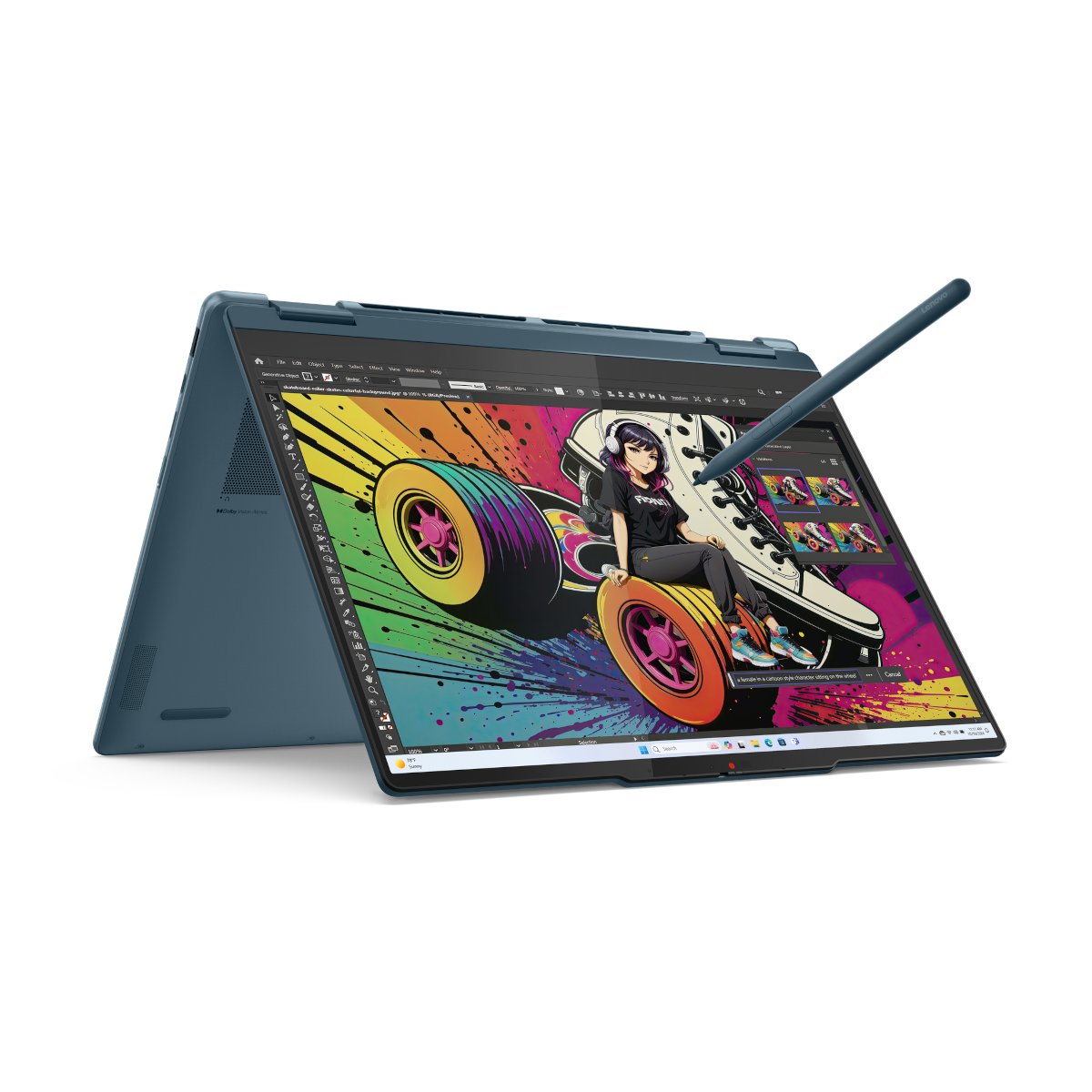 Bild von Lenovo Yoga 7 2-in-1 83JR002UGE - 14" WUXGA OLED, AMD Ryzen™ AI 5-340, 16GB RAM, 512 GB SSD, Windows 11