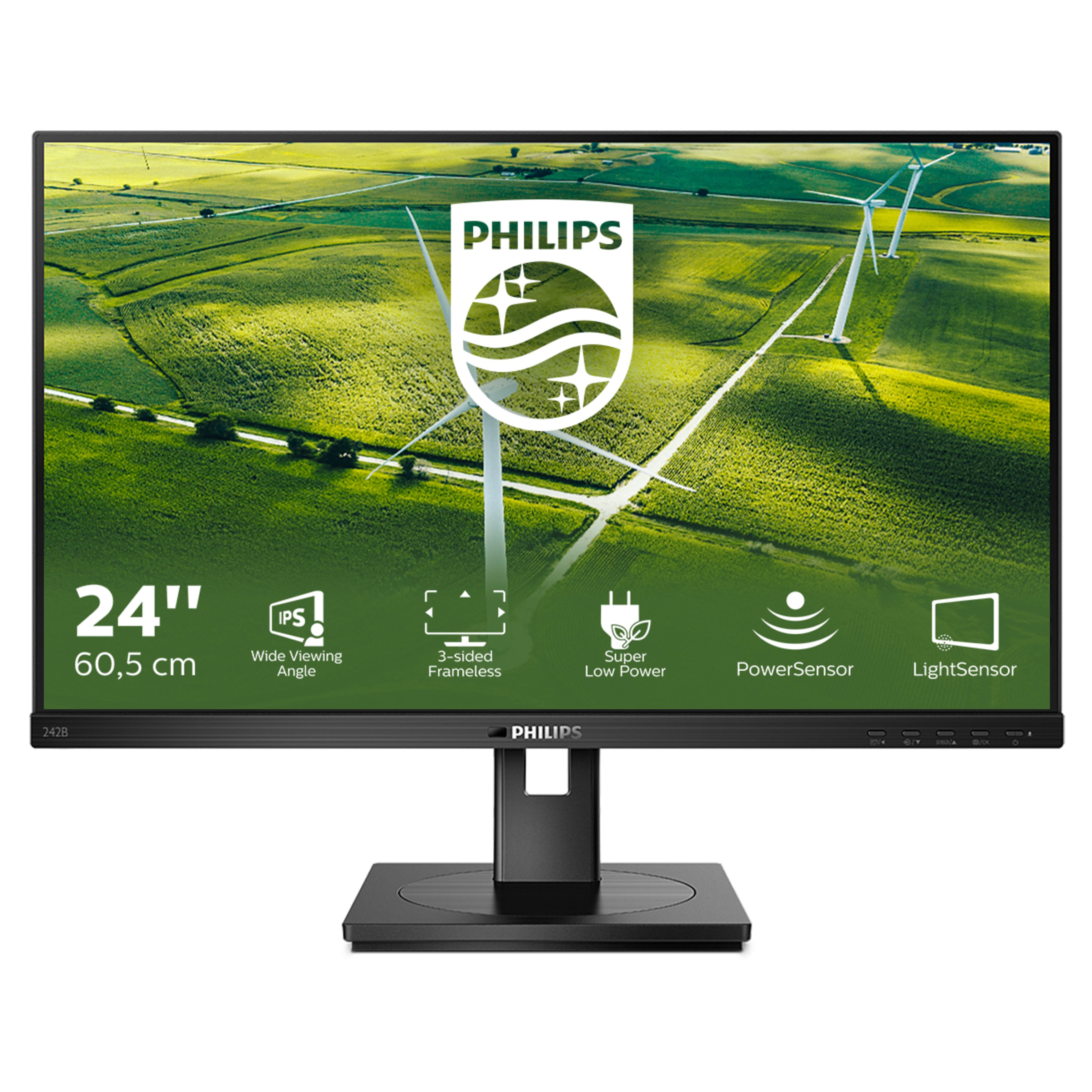 Bild von Philips 242B1G Office Monitor - IPS, Höhenverstellung, USB-Hub
