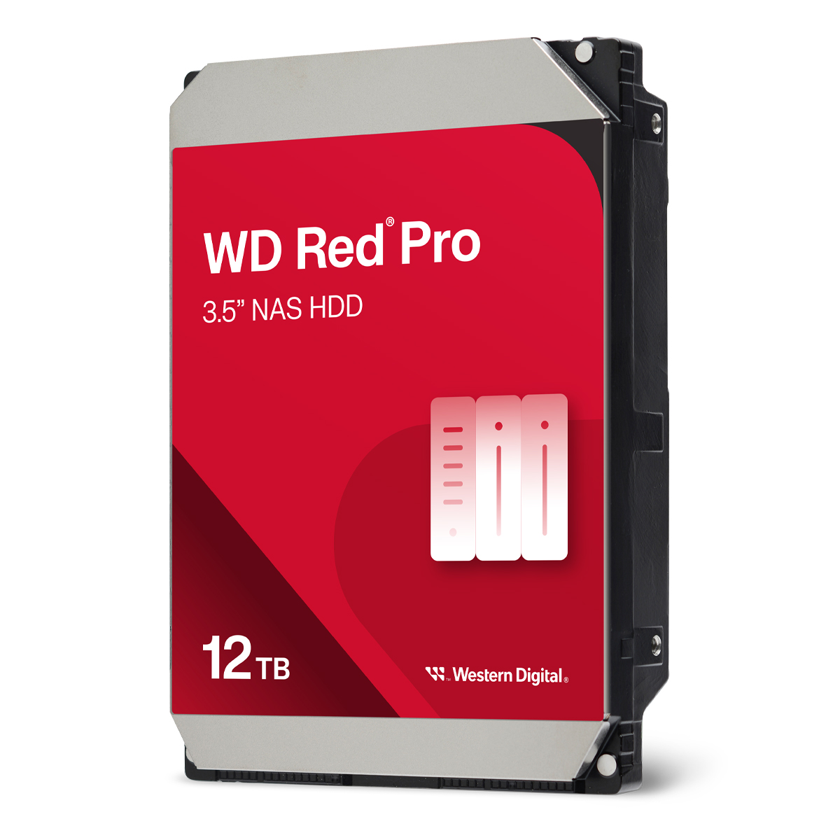 Bild von Western Digital WD Red Pro 12TB 3.5 Zoll SATA Interne NAS Festplatte (CMR)