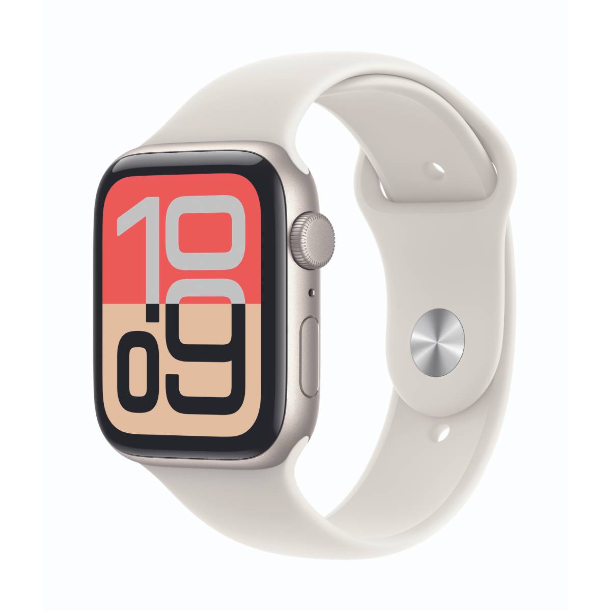 Bild von Apple Watch SE 3  44mm Polarstern Aluminium Gehäuse mit Polarstern Sport Band - S/M