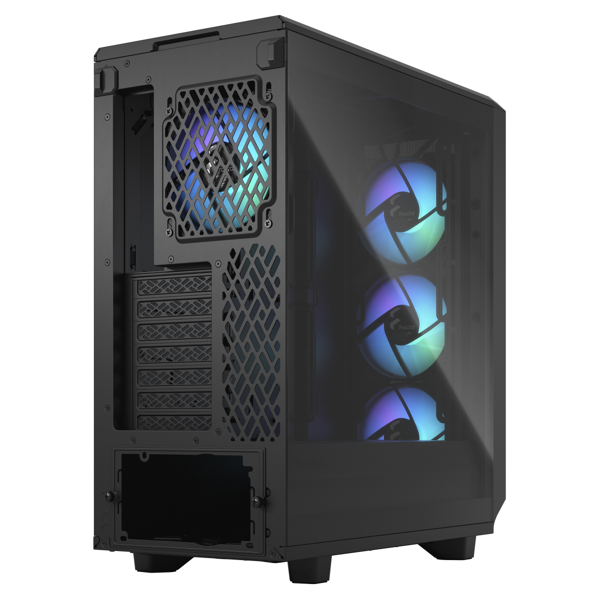 Bild von Fractal Design Meshify 2 Compact RGB Black TG | PC-Gehäuse