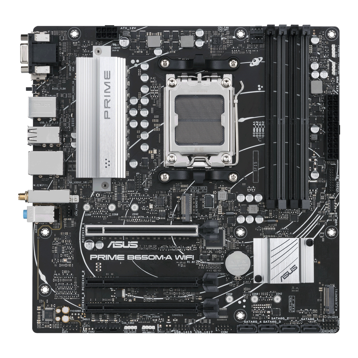 Bild von ASUS PRIME B650M-A WIFI Mainboard Sockel AM5