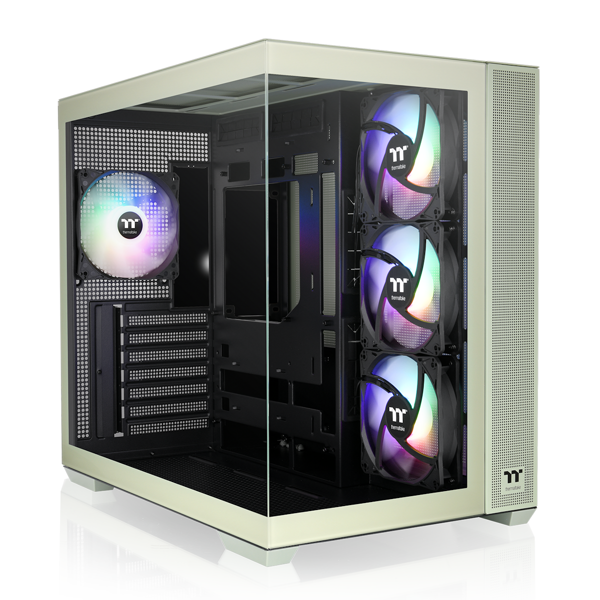 Bild von Thermaltake View 380 TG ARGB Matcha Green | PC-Gehäuse