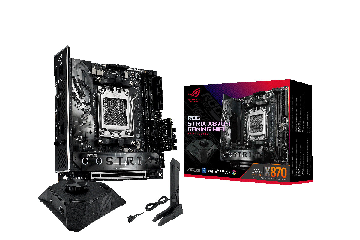 Bild von ASUS ROG STRIX X870-I GAMING WIFI Mainboard Sockel AM5