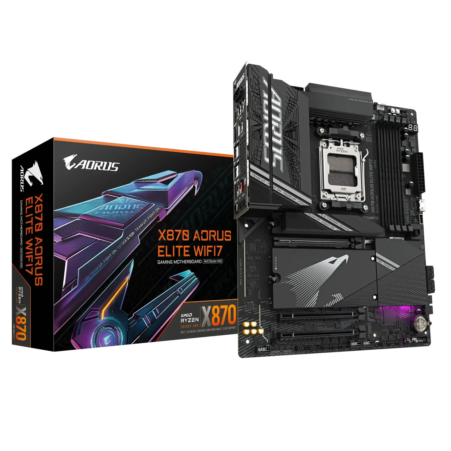 Bild von GIGABYTE X870 AORUS Elite WIFI7 Mainboard Sockel AM5