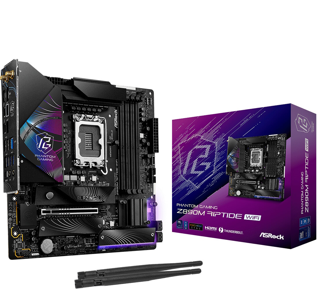 Bild von ASRock Phantom Gaming Z890M Riptide WiFi Mainboard